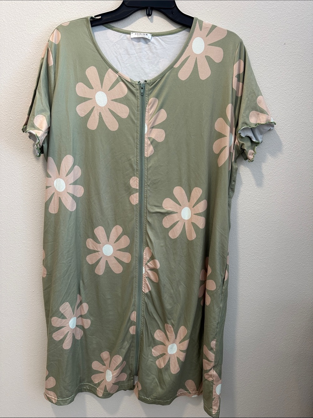 Floral Zip-Get-Ready Robe